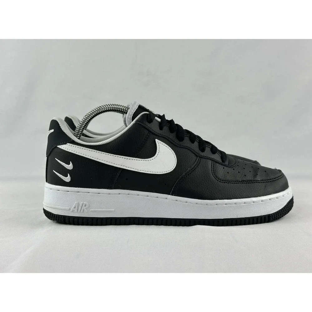Nike Air Force 1 '07 LV8 'Double Swoosh - Black White' CT2300-001 Men's Size 8.5